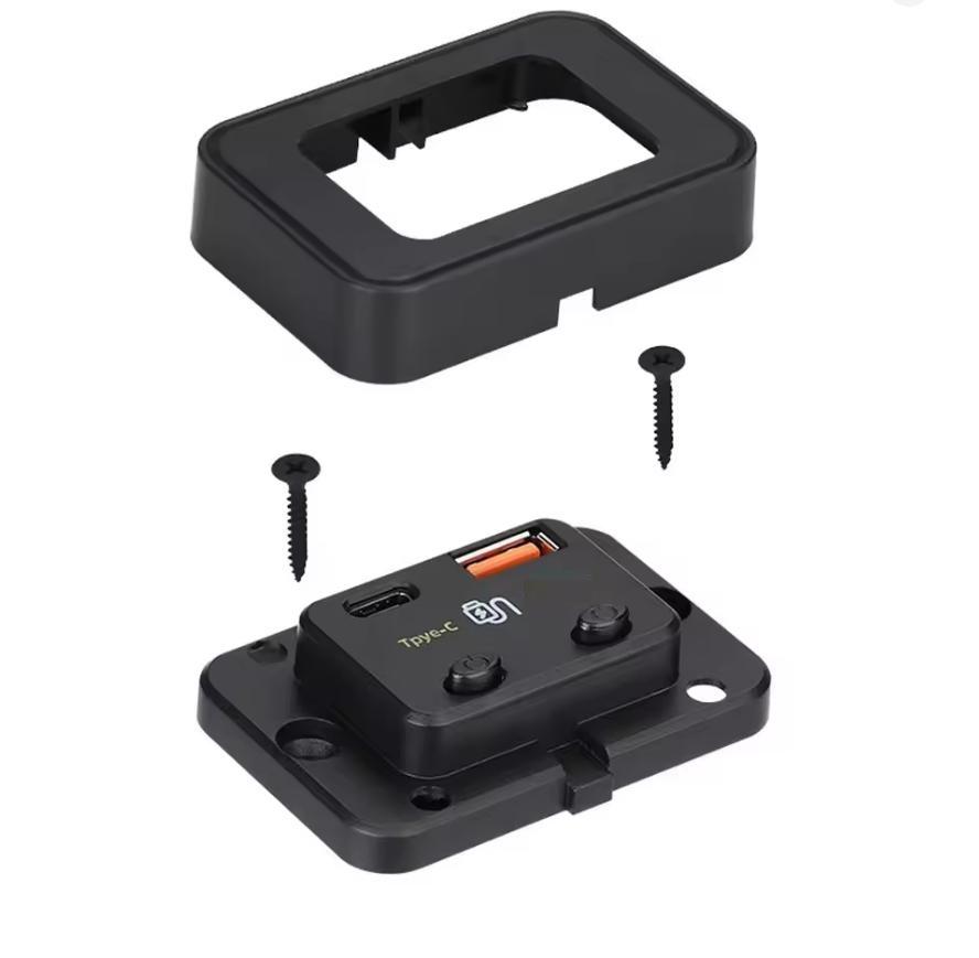 

48W Fast Charge Car Charger QC 3.0 30W and USB 18W Output Independent Switches Suitable for Cars Boats RVs 12V/24V China Mainland