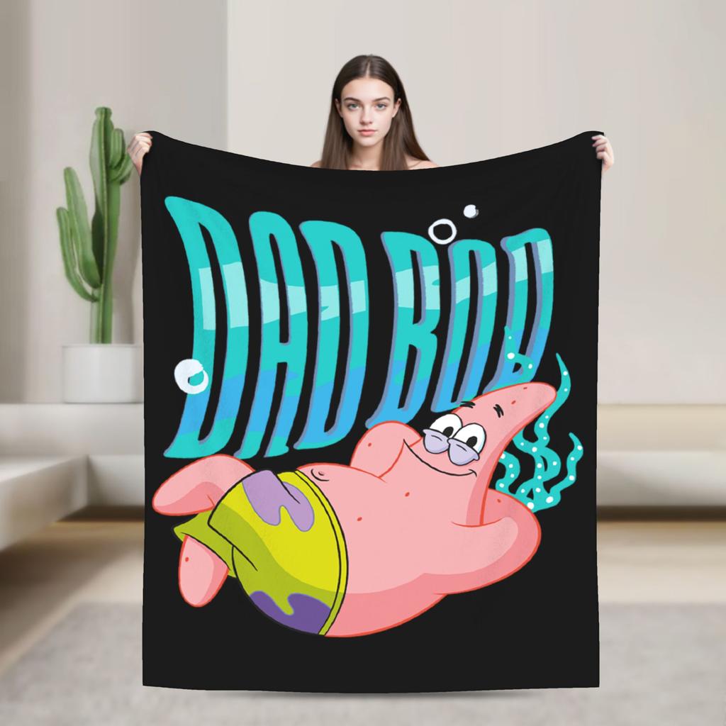 Alastor Hazbins Hotels Characters Blanket Flannel Spring Autumn Radio Demon Portable Throw Blanket for Home Office Bedspread