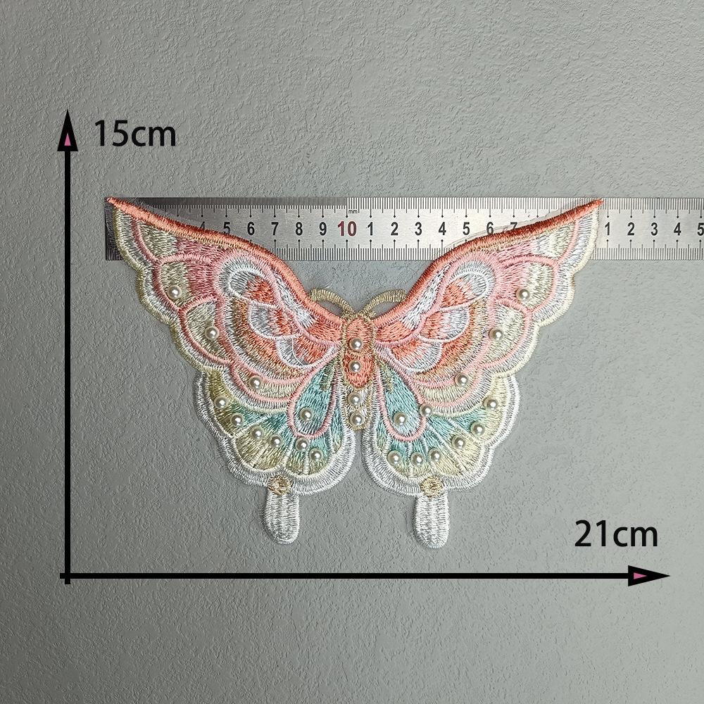 Magic Color Organza Polyester Embroidery Butterfly Diy Handmade Clothing Hair Accessories Dress Wedding Accessories