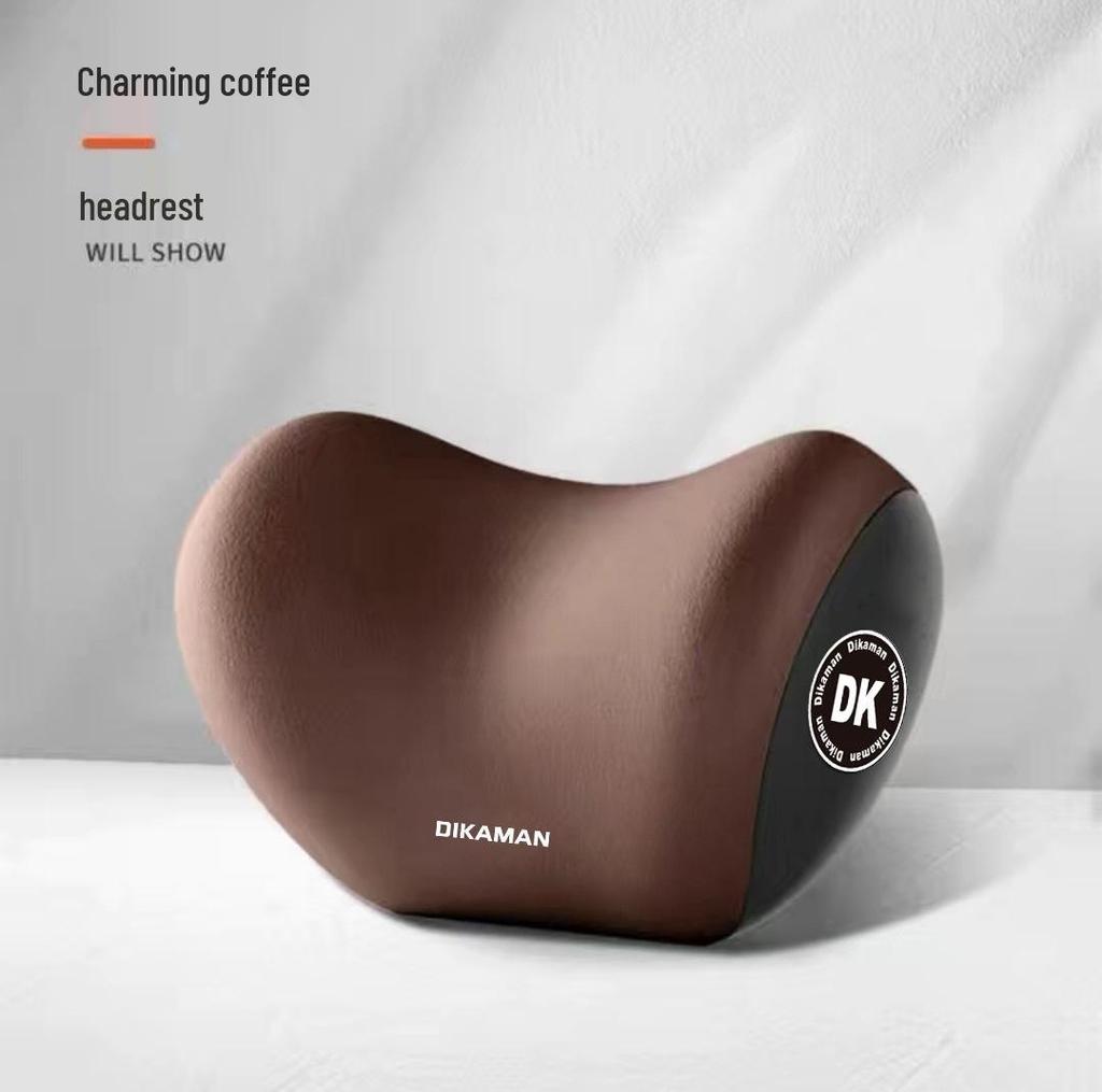 Car Headrest & Lumbar Support Memory Foam Pillow Set for Main Driver Seat