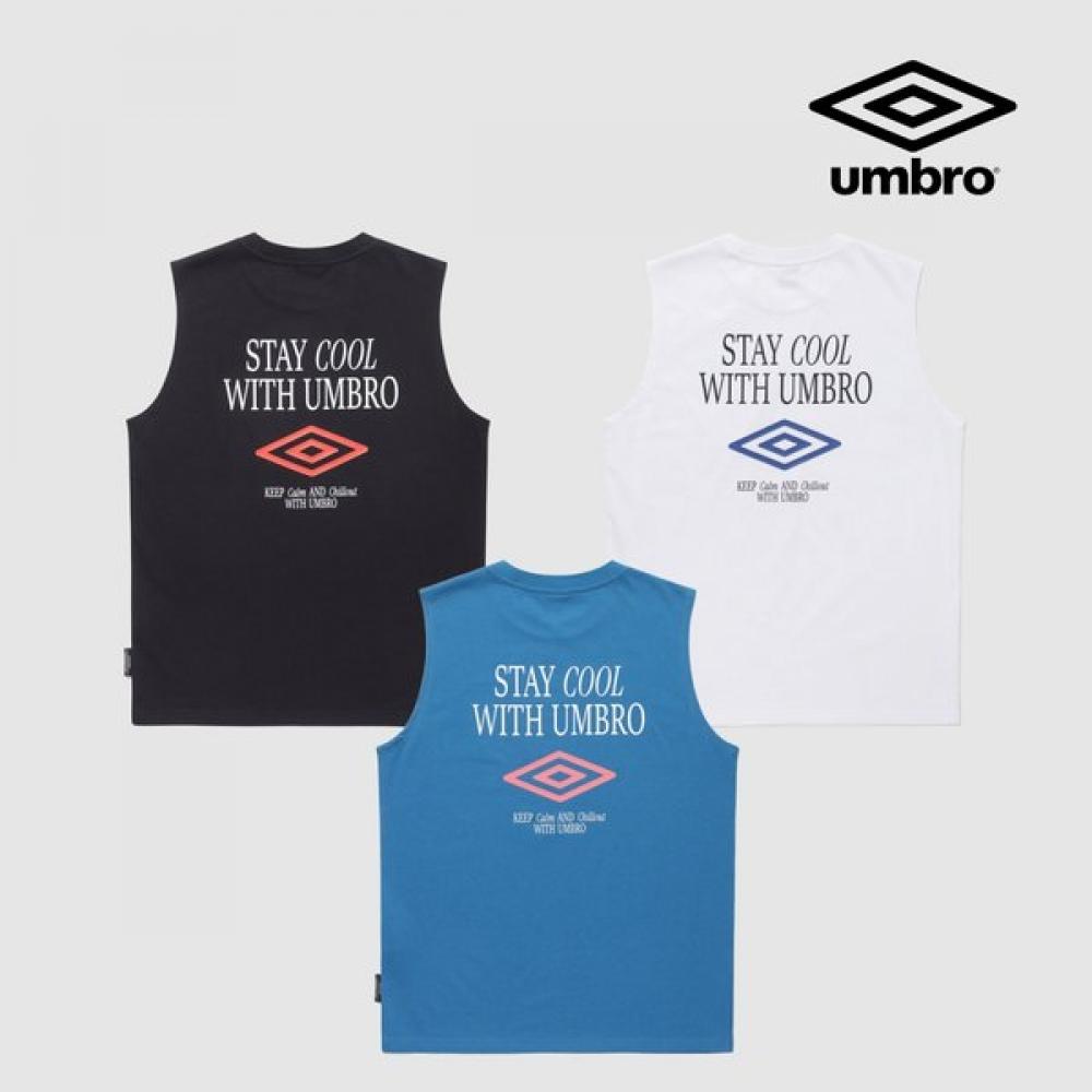 

Umbro Ice CoTTon Duralon Cooling Sleeveless T shirT Uq221csl61 blacks/90