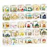 30Pcs Eid Festival Countdown Candy Boxes 7x7x7cm Paper Party Treat Boxes Countdown Treat Boxes Candy Cookie Bags