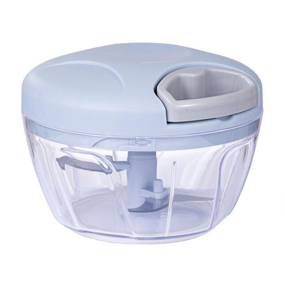 Green Food Processor Kitchen Gadgets 200ml/400ml Vegetable Chopper Blender Stainless Steel Blades Manual Pull Food Chopper