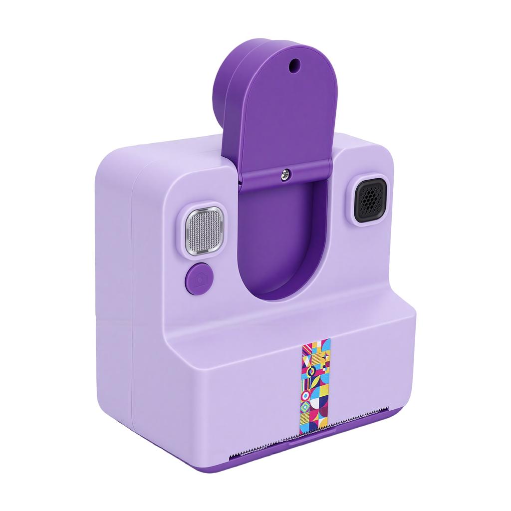 Kids Instant Print Camera 32GB Storage Digital Camera with Printing Paper 1080P Video Recording 180 Degree Flip Lens