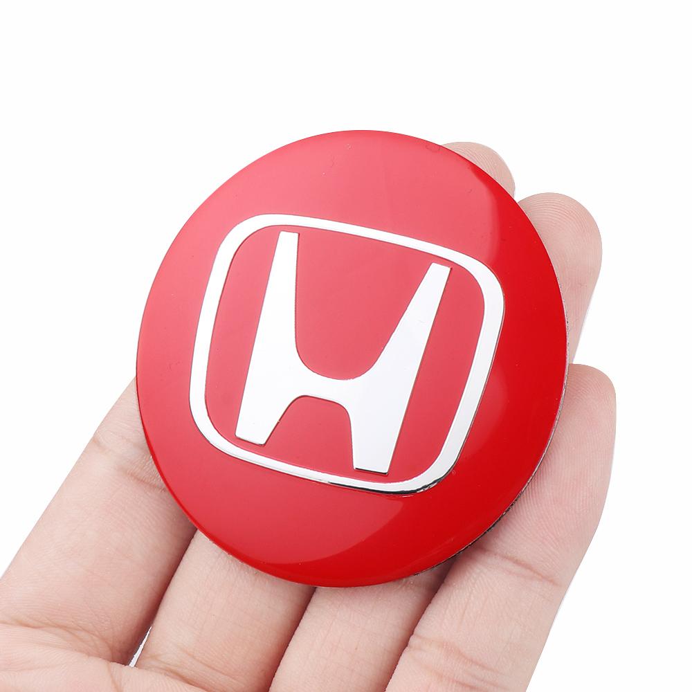 4Pcs 56MM 60MM Car Wheel Center Hub Caps Cover Decoration Auto Accessories For Honda Civic Accord CRV Fit CRV CITY Mugen Accord