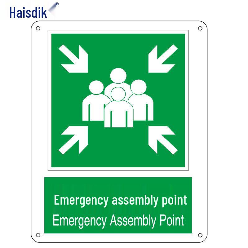 HSDIC HK-51 Luminous Fire Safety Sign 250x315mm
