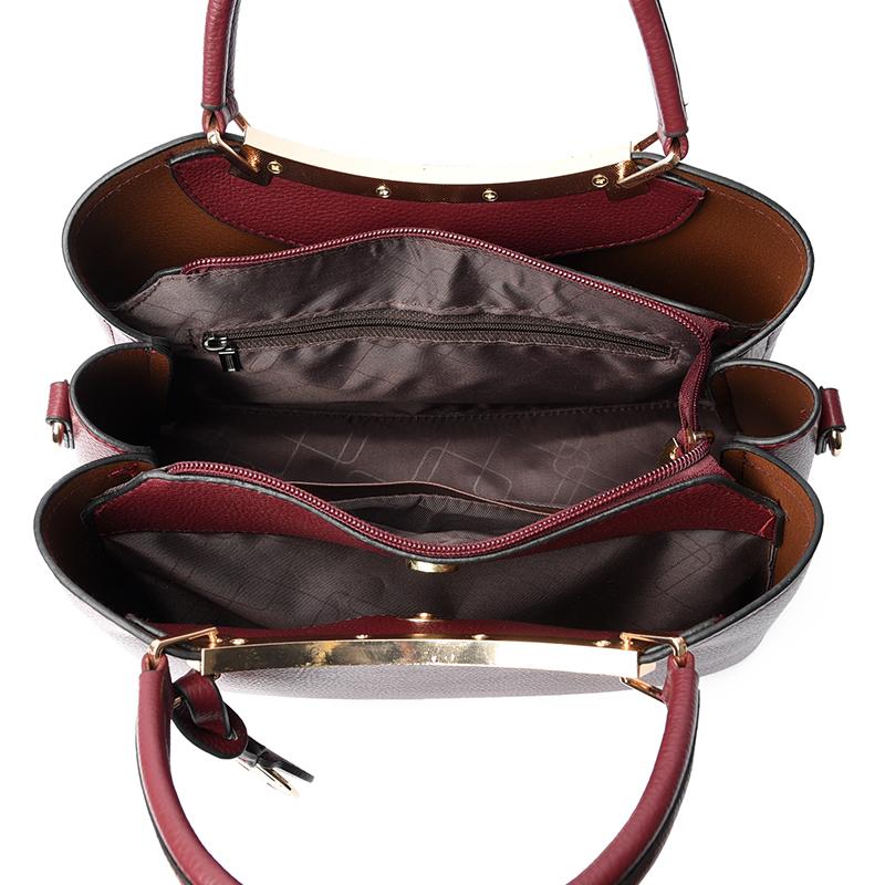 Large Capacity Women's Handbag with Soft PU Leather Material Fashionable Shoulder Bag, Solid Color Crossbody Bag Suitable for Travel and Shopping