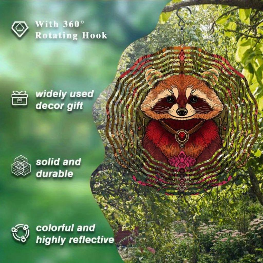 Metalowy Wiatrak z Motywem Szopa nad Jeziorem Obracający się o 360 stopni Dekoracja Zewnętrzna do Ogrodu na Podwórko na Boże Narodzenie Halloween Święto Dziękczynienia