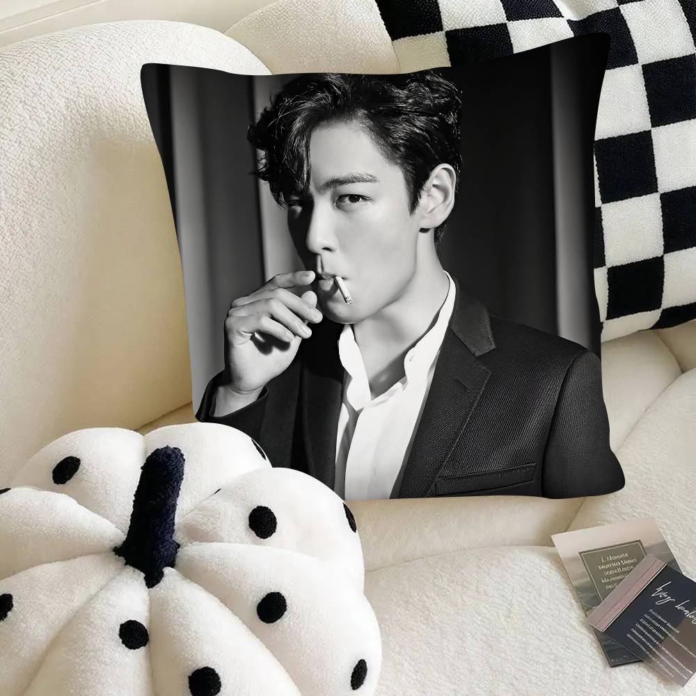 Singer Seunghyun Pillow Case Fashion Square Pillowcase Bedroom Sofa Room Ins Decoration Leisure