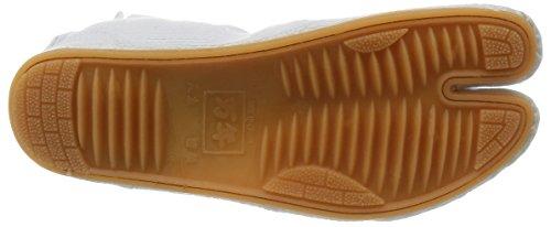 Margo Festival Tabi Socks, 5-Ply Tabi Socks with Shock Absorbing Heel, Size 10067, Unisex, White, 27.0 Cm