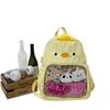 Schoolbag Korean Version Schoolbag Cute Ins Cartoon Chick Backpack Student Schoolbag Female Travel Backpack