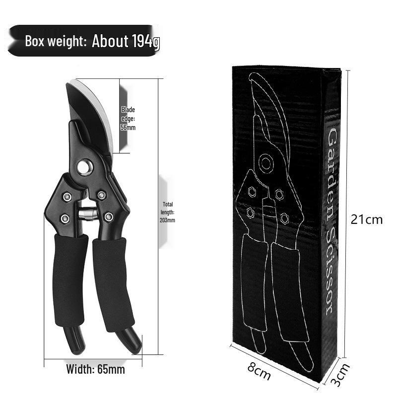 Multi-functional SK5 Pruning Shears with Black Blade - Garden, Bonsai, and Thick Branch Cutter