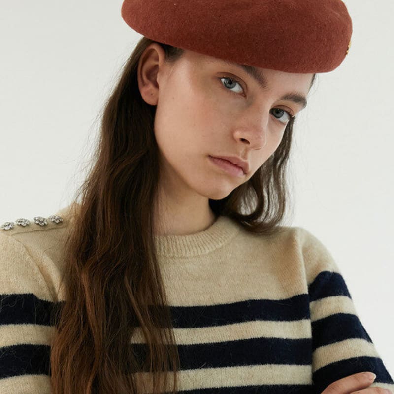 NUHAT Dumpling Beret Nuhat (brick)