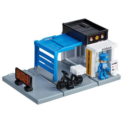 TAKARA TOMY Tomica Tomica Town Police Box Police Miniature Car Toy for Ages 3 and Up (with Officer)
