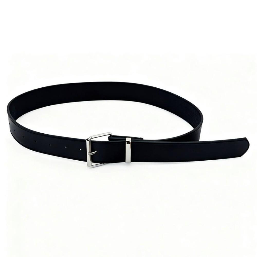 Retro Square Pin Buckle Hanging Decoration Belt Luxury Design Versatile Tail Pendant Belt Waist Belt Clothing Jeans Decoration