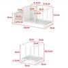 Coffee Tea Condiment Accessories Holder Multifunction Disposable Coffee Cup Holder Organizer For Kitchen Office Break Room.