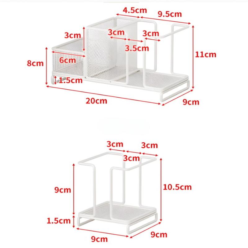 Coffee Tea Condiment Accessories Holder Multifunction Disposable Coffee Cup Holder Organizer For Kitchen Office Break Room.