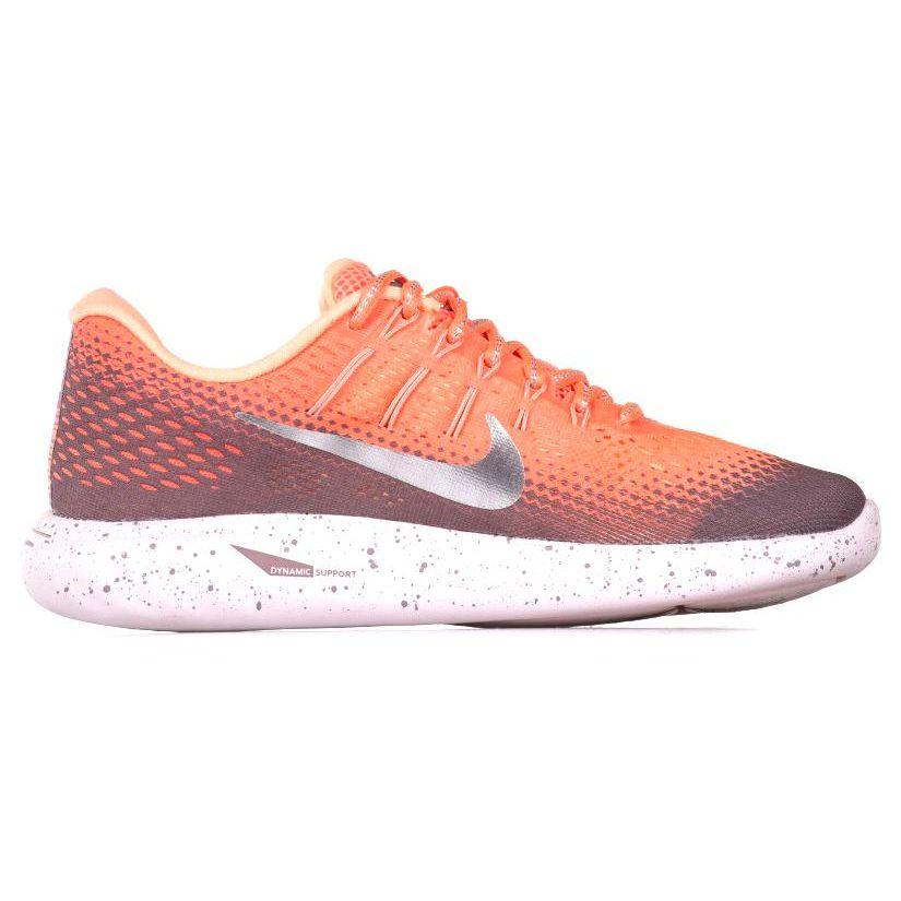 Nike Lunarglide 8 Bequeme Stoßdämpfung Langlebig Low-Top Laufschuhe Damen Sneaker Orange 849569-800