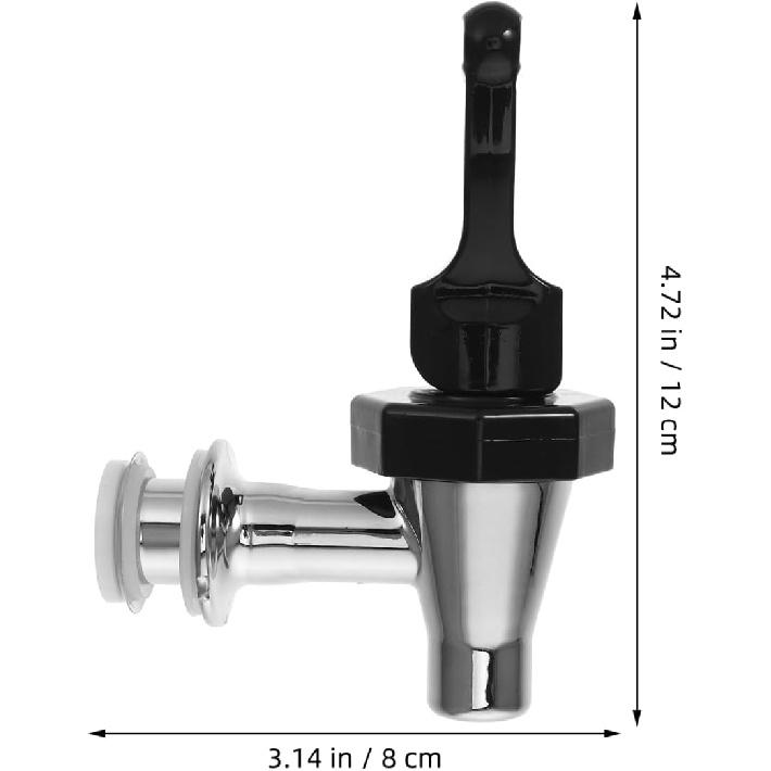 Gadpiparty Water Dispenser Replacement Spigot - Durable Plastic Tap for Juice/Beverage Buckets, Dispensing - Easy-Install Faucet for Home/Office Use
