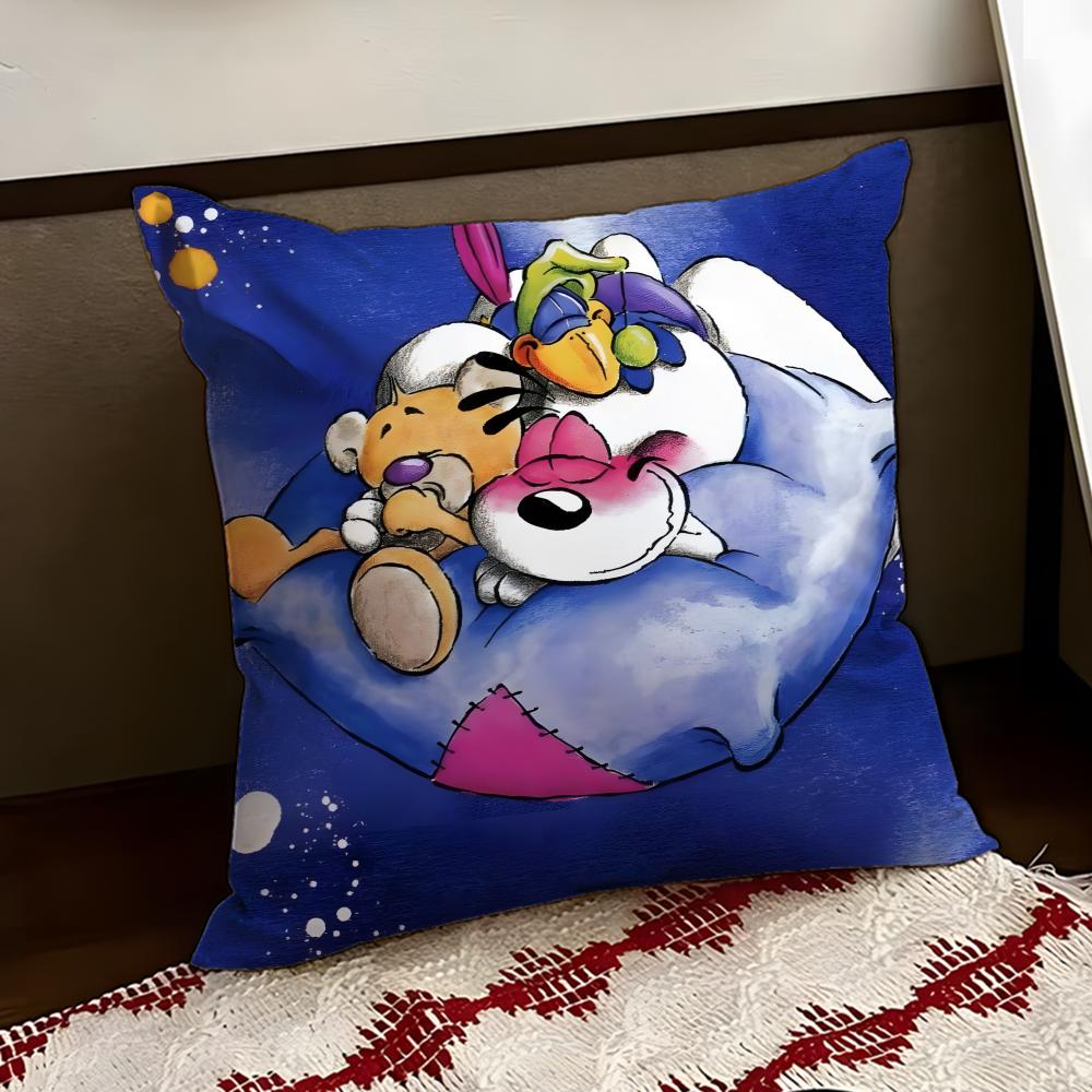 Cartoon DDiddl Cushion Cover Reversible Soft Durable Pillow Cover Home  Car MultiScene Use for Daily Comfort
