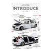 1/24 Honda Accord Limousine Sound & Light Alloy Metal Diecast Car Model Computer Host DIY Product Gift Box for Boyfriend Holiday
