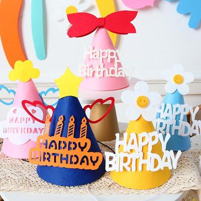 Cute Daisy Birthday Hat Headband for Girls & Boys - Outdoor Photo Decoration with Bow Headdress