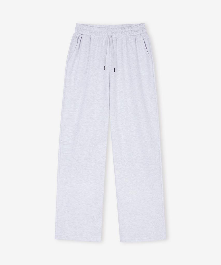 Top Boy Straight Regular Straight Training Pants White Melange