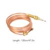 Gas Thermocouple HR0001 120cm Copper Universal Gas Stove Replacement Thermocouple for Oven Gas Cooker