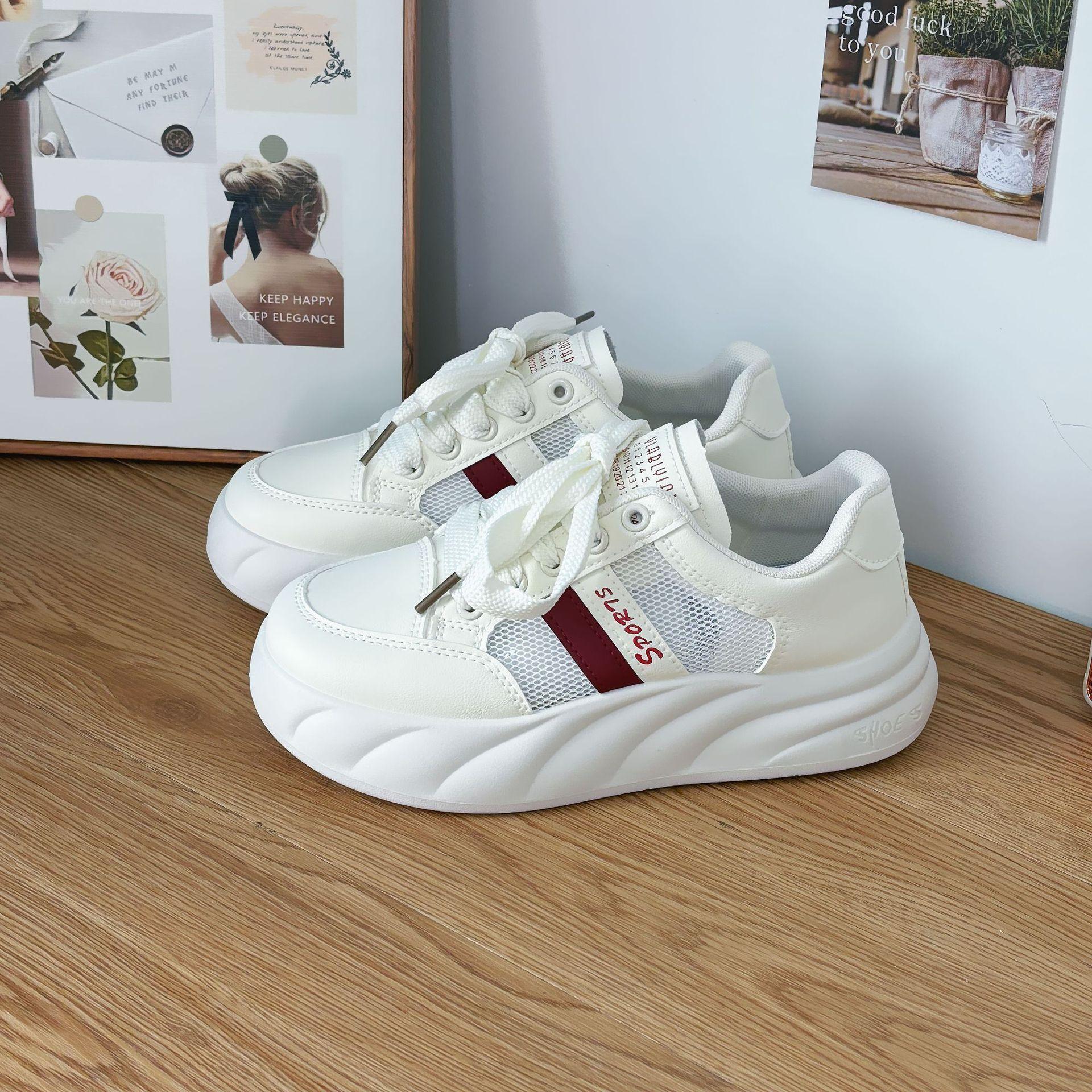 

2025 spring new little white shoes Korean version of student women s shoes casual board shoes versatile trendy single shoes ins sports shoes 40
