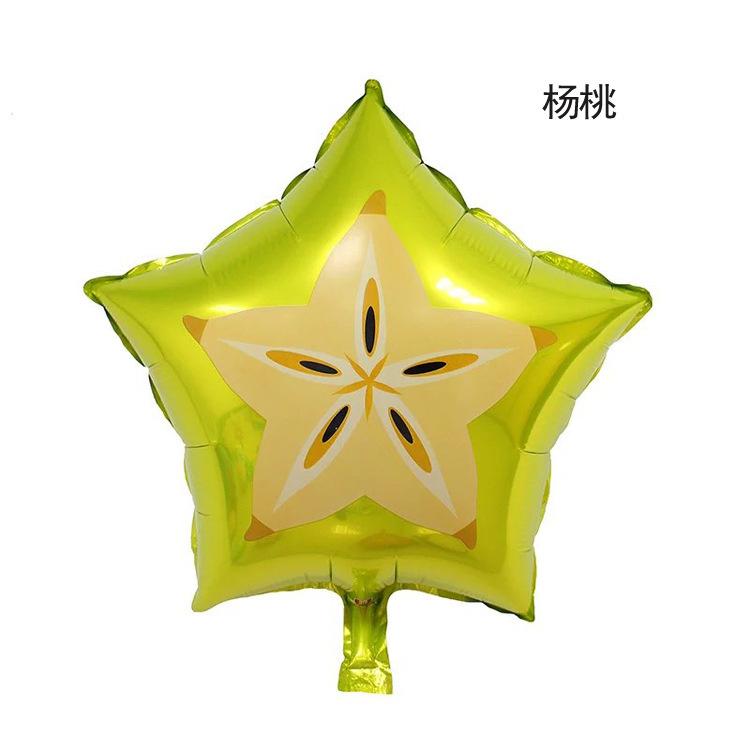 Adorable Fruit Theme Balloons Strawberry Watermelon Orange Pineapple for Nursery Birthday Decorations Outdoor  Style