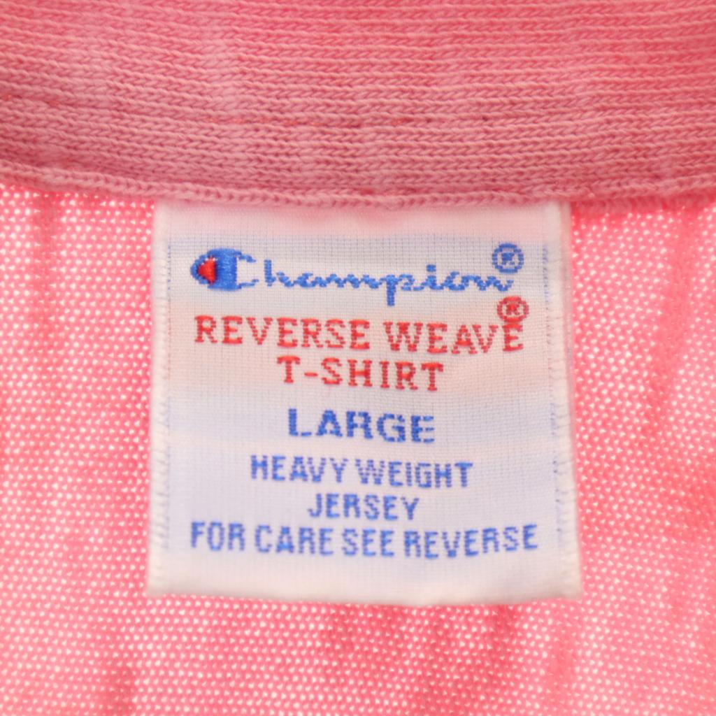 Champion Kurzarm-Poloshirt L rosa Herren Gebraucht