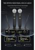 AS-20 Dual UHF Wireless Microphone for Professional Home, Stage, and KTV Use