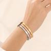 Best Seller 2026 Personalized Women Jewellery  Custom Stainless Steel 18K Gold Plated Zircon Love Bangles Bracelets