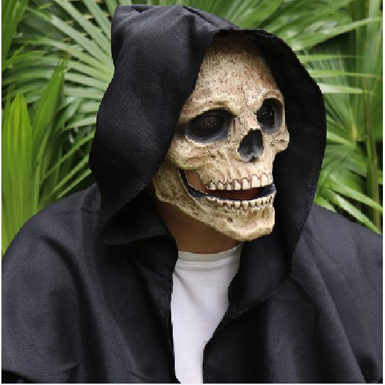 New Halloween product: a skull mask with a moving mouth Movable Mouth Skull Full Head Skull Mask