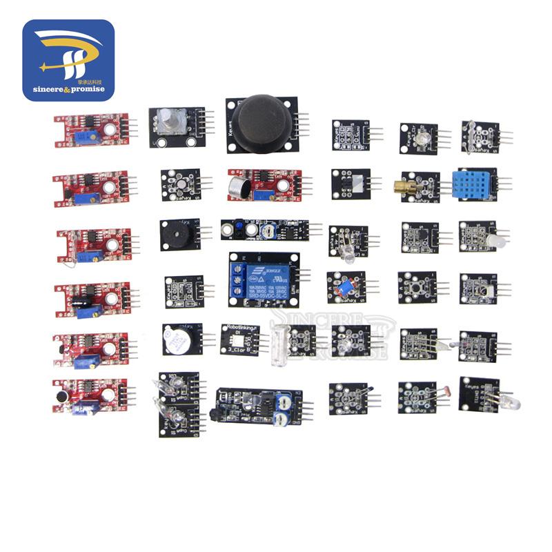 45 in 1 Sensormodule 16 Arten Starter-Kit für Arduino Raspberry Pi Besser als 37 in 1 Mit Box DIY UNO R3 MEGA2560 Ersatzsensoren2