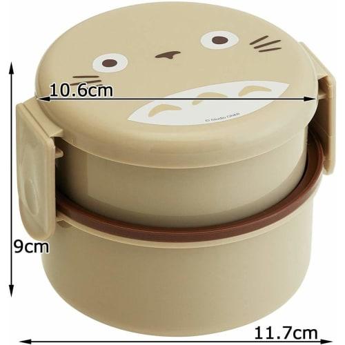 Skater Round Lunch Box 500ml Bento Box with Fork My Neighbor Totoro Ghibli Made in Japan ONWR1-A
