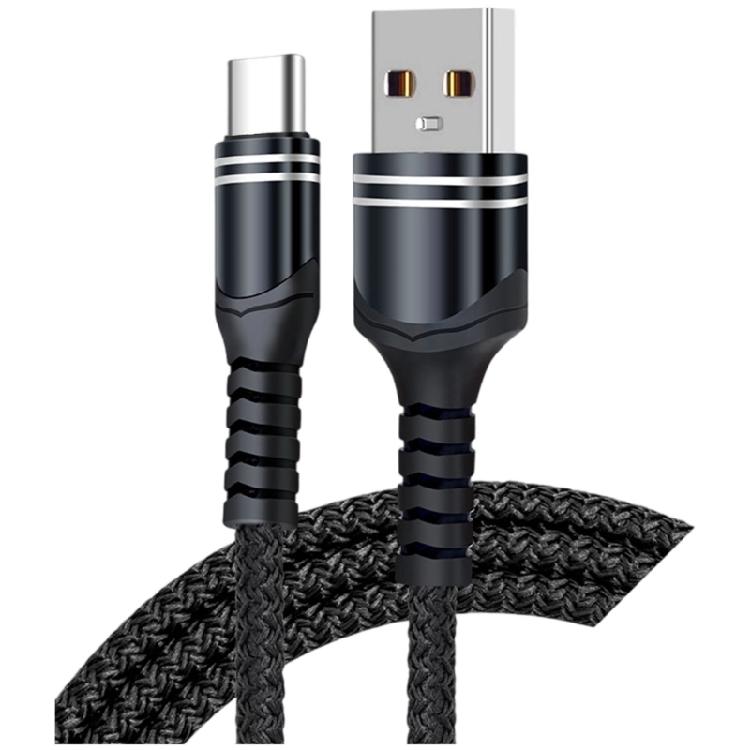 

High Speed 66W Braided Charging Cable 5A Fast Charger USB C Cord Universal Compatibility For Phones Tablets 1