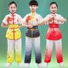 Costumi Graduati per Performance di Arti Marziali per Bambini - Unisex Manica Lunga/Corta per Allenamento e Batteria per Studenti delle Scuole Primarie