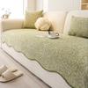 Special-shaped Chenille Sofa Cushion 2025 Four Seasons New Fixed Non-slip Seat Cushion Advanced Sense Straight Row One-piece Cover