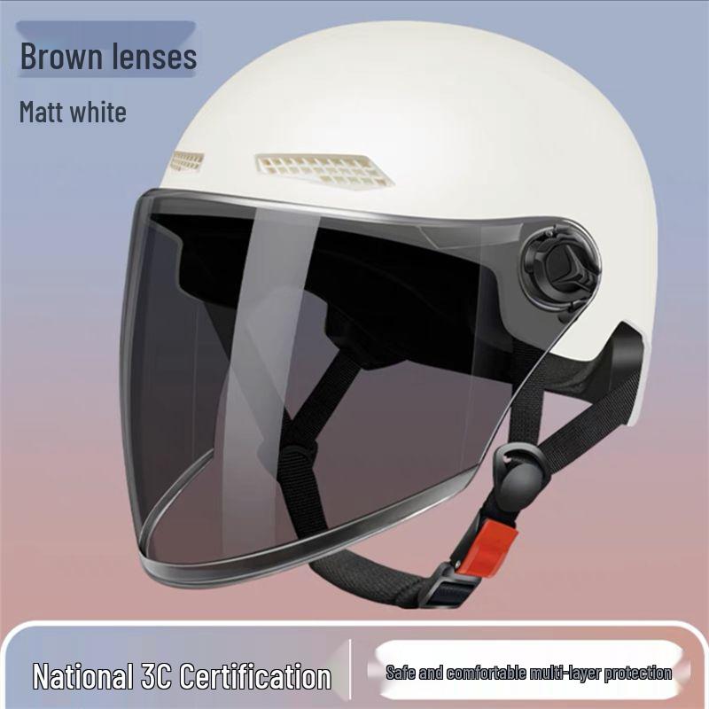 Universal Electric Vehicle Half Helmet: All-Season Sun Protection for Men & Women