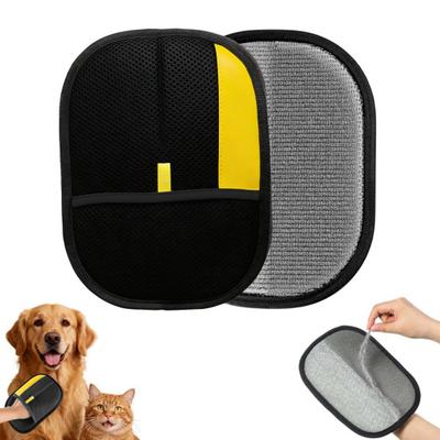 Lint Removal Glove Washable Reusable Electrostatic Grooming Glove Pet Cats Dogs Hair Removal Mitt Pet Hair Remover
