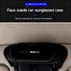 Car Glasses Case Black Suede Sunroof Sunglasses Storage Box Organizer For BMW X5 X6X7 G05 G06 G07 2019-2025 Interior Accessories
