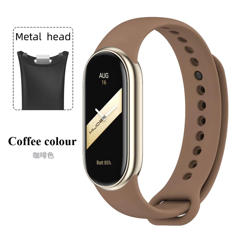 Sport Silicone Strap for Xiaomi Mi Band 9 NFC Replacement Bracelet Belt for Xiaomi Mi Band 8/9/10 Wriststrap Smart Watch Accessories