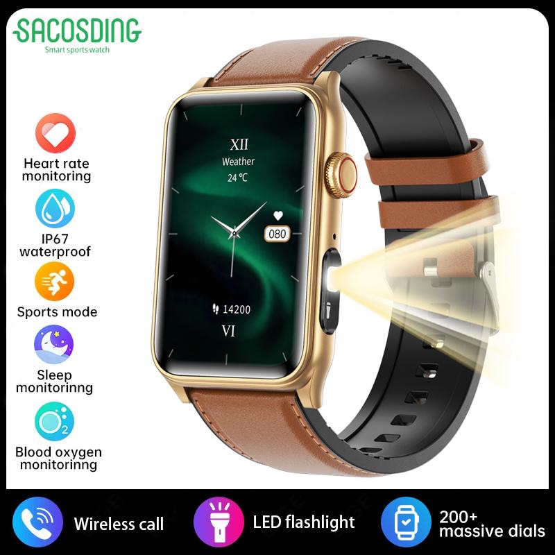 2025 New 1.57-inch 200 * 320 High-definition Touch Screen Heart Rate Monitoring LED Waterproof Fitness Couple Smart New Watch