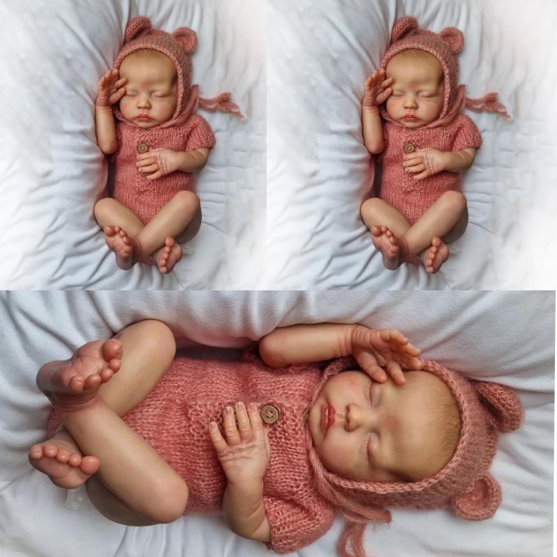 19in Npk Lifelike Reborn Baby Dolls Realistic Newborn Full Body Real Life Toys