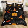 Happy Halloween Duvet Cover King Pumpkin Lantern Camping Car Bedding Set For Kids Boys Girl Bedroom Cartoon Festival Quilt Cover