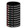 Free Palestine Bracelet with Palestinian Flag Silicone Protest Bracelet
