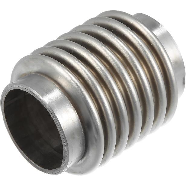 

Гибкая труба выхлопной системы автомобиля, 38x70 мм 1,5 x2,76 Гибкие соединительные трубы выхлопной системы Гофра Универсальная для автомобиля Прочная Нержавеющая сталь Серебристый тон 2.76