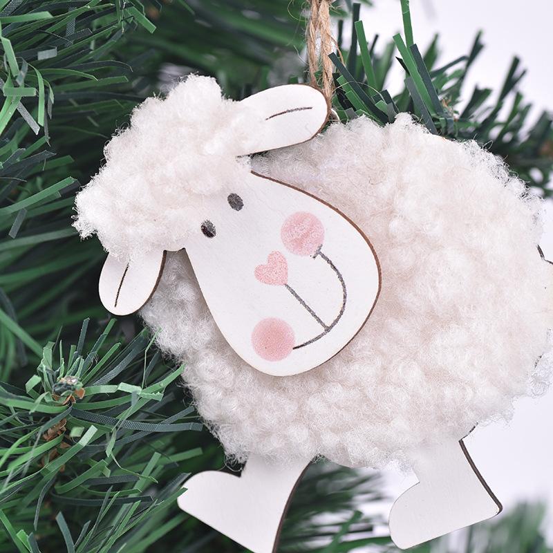 New Styles, Easter Gifts, Decorative Items, Lamb Shapes, Wooden Pendants, Creative Wool Felt, Cute Lamb Pendants