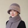 Mom Hat Winter Cold Warm Basin Hat Windproof Ear Protection Rabbit Wool Hat Grandma Old Lady Cotton Hat